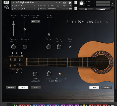 MG Soft Nylon Guitar KONTAKT